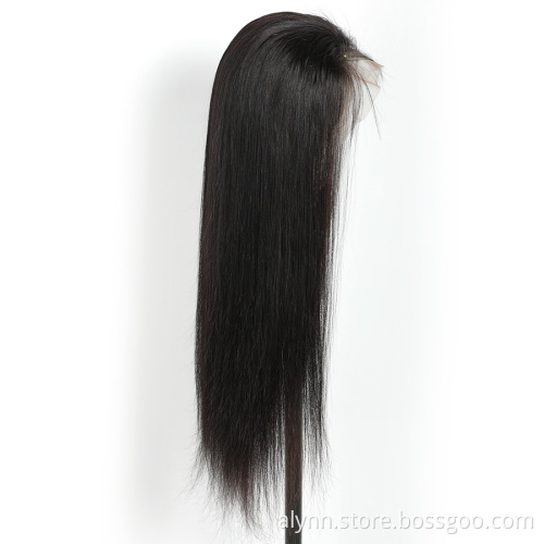 13x4 Straight Lace Front Wig Transparent Lace Wig Human Hair Lace Front Wigs